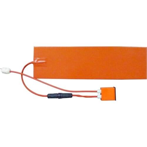 Snowboard Press Heater Flexible Silicone Rubber Heater 110v 1700w 375*2000*1.5mm 1000mm lead wire with ED330L digital thermostat