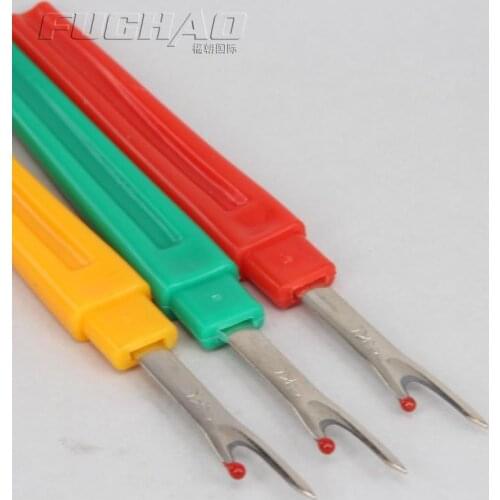 Plastic Handle Wire Cutting Machine Sewing 1pcs Flat Handle 111MM Long Brown