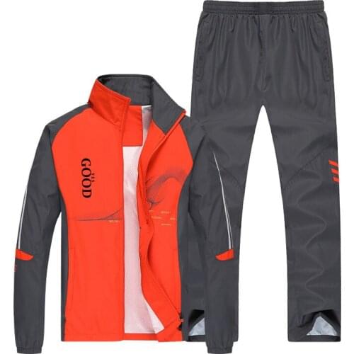Casual Men Sets Long Sleeve Mens Tracksuit Fashion Sportswear Clothing Spring Autumn Man Sets New Brand Jogging Jacket Pants