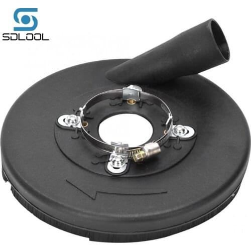 Dry Grinding Dust Collector Cover Shroud for 180/230mm Angle Grinder Concrete Grinder B-180D