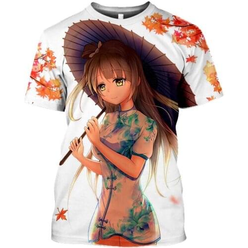 2020 Fashion Aesthetic Harajuku Anime Love Live T Shirt Women 3d Print Hot Sexy Loli Girl Streetwear Tee Shirt Homme Summer Tops