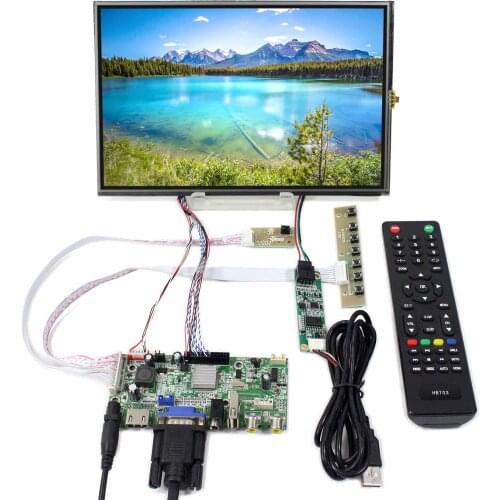 10.1inch M101NWWB 1280X800 LCD Screen With Resistive Touch Panel work with HD MI+VGA+AV+USB LCD Controller Board