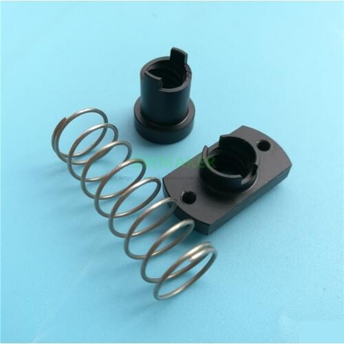 1pcs Ender-3 Anti Backlash TR8 lead screw POM nut set upgrade for CR-10/Tornado or clone 3D printer anti backlash Spring nut