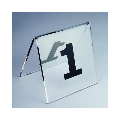 10PCS/LOT 8x8x6.5cm ( From 1-10) Acrylic Number Table Plate Number Card
