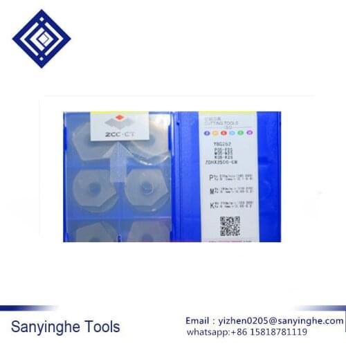 10 pcs/lots YBG252 ZOHX2506-GM cnc carbide turning inserts CNC blade cutting tools