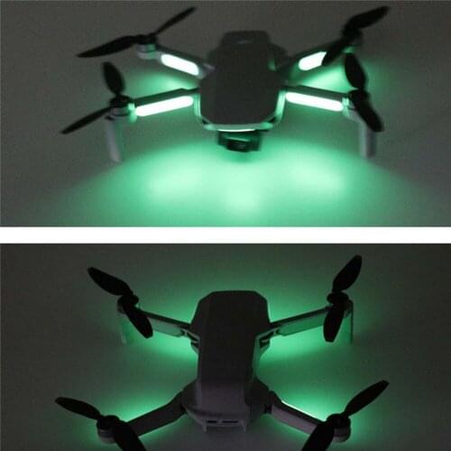 2pcs/set Drone Luminous Stickers for DJI Mavic Mini Night Flight Glowing Decorative Sticker Patch for DJI Mavic Mini Drone Part