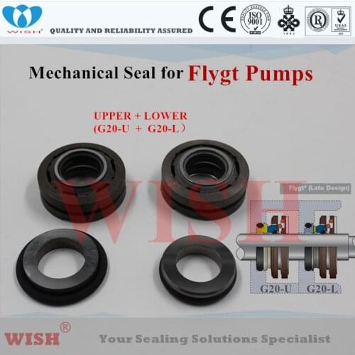 20mm upper + lower mechanical seal /Flygt and Grindex pump code 3085