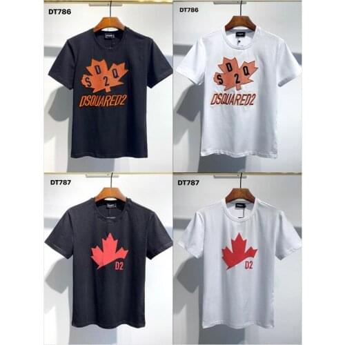 2020 FW Dsquared2 Box Logo-T-shirt-Shirt Women Fashion Men Cotton Casual Short Sleeve Round Neck T-shirt