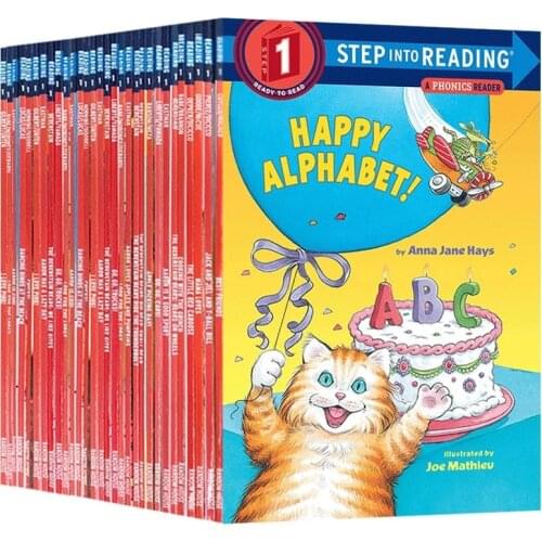 30 Books/Set Step Into Reading level 1 Ready to Read Picture English story Books Kids Child Gift Learning Textbook 4-8 Years