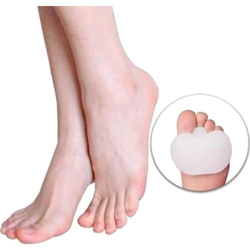 6 Pieces=3 Pairs Biological Silica High-heeled Shoes Insole Cushion Forefoot Pain Half A Yard of Stepping Cocoon Pad Corn Pad