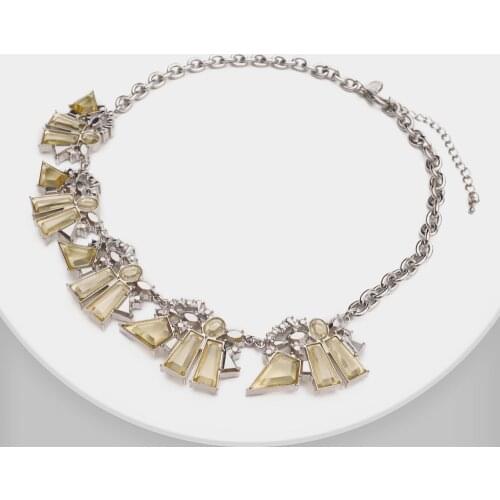 Amorita boutique Geometric block pendant necklaces