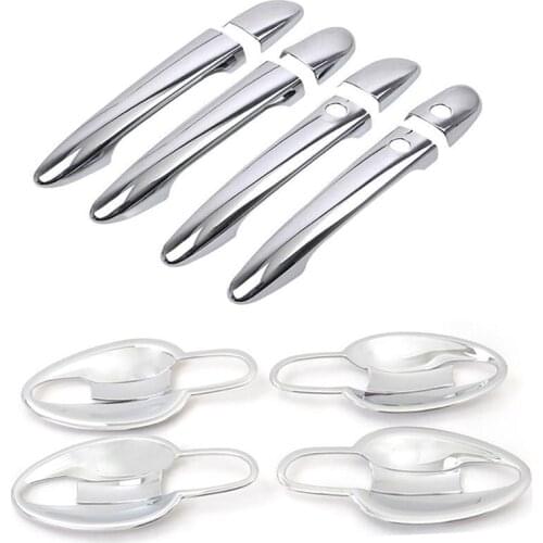 Car-styling For 2016 2017 2018 Mazda CX-3 CX3 Car Door Bowl Handle Cover Chrome Trim 16PCS Chromium Styling