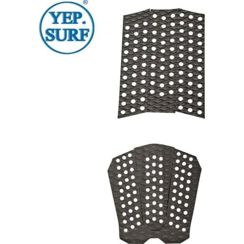 Surfboard EVA Deck Grip Pad Surf Traction Pad Front pad and tail pad full set for Surfboard Grey colors presale