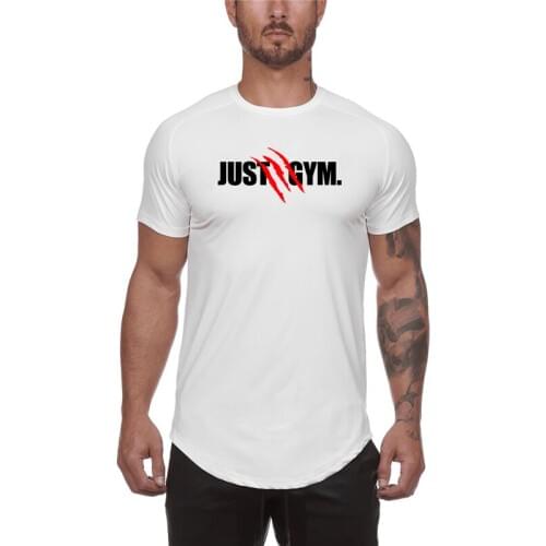 FITNESS SHARK Short Sleeve T-shirts For Men