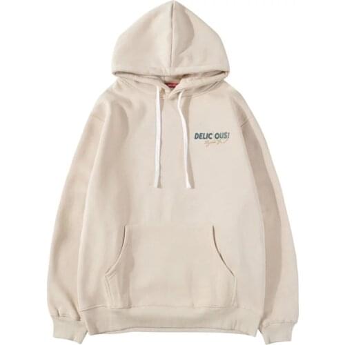 Puffer Fish Ramen Print Fleece Hoodies Hip Hop Casual Pullover Hooded Sweatshirt Men Harajuku Casual Fashion Streetwear