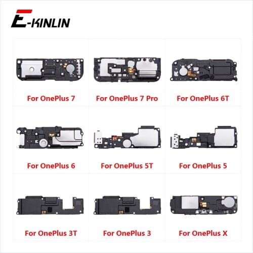 Loudspeaker For OnePlus 3 3T 5 5T 6 6T 7 7T Pro X Loud Speaker Buzzer Ringer Flex Replacement Parts