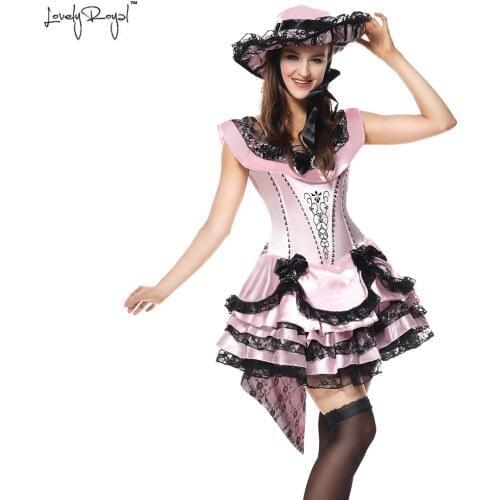 LoveyRoyal Sexy costumes Beauty And Beast Belle Costume Princess Gothic Victorian Fancy Dress Cosplay Anime Halloween Costumes