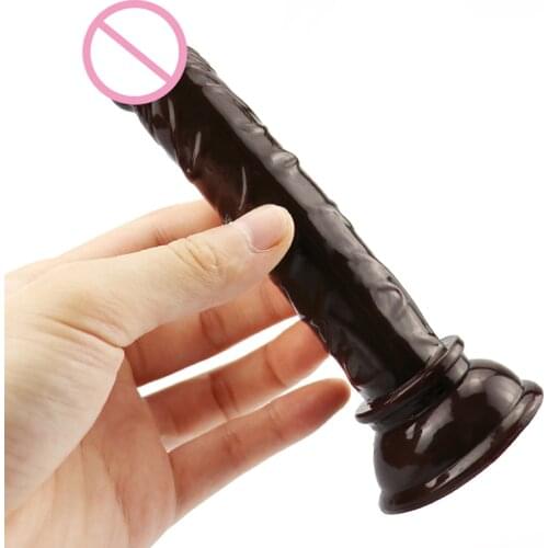 Small Erotic Soft Dildo Realistic Bullet Anal Crystal Dildo Strap on Big Penis Suction Cup Toys for Adult Sex Toys for Woman