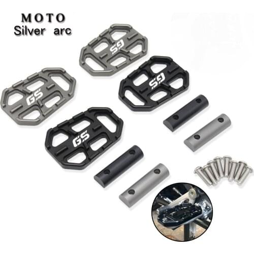 For BMW F650 / F700 / F800 GS / F800GS F800 F700GS F650GS F 800 700 650 GS CNC Billet Wide Foot Pegs Pedals Rest Footpegs