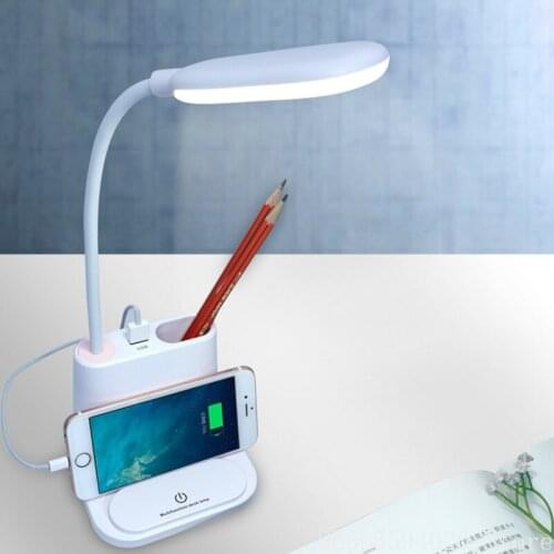 Modern Practical Students Dormitory Special Learning Lamp Bedroom Study Dining Room Table Light Plug-in Dual-Use Light Desk Lamp