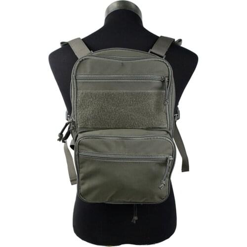TMC Tactical Vest Multifunctional Expandable Zipper Backpack Non Reflective Cordura Fabric Free Shipping TMC2529-RG