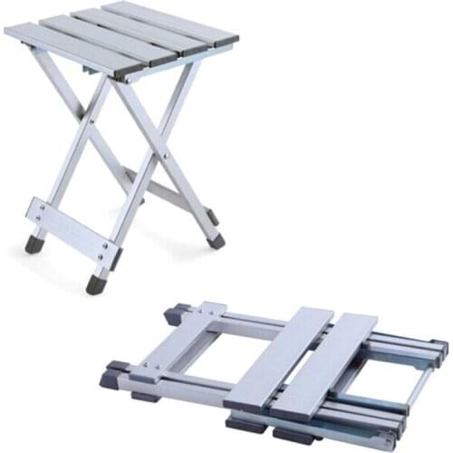 Outdoor Chairs Aluminum Alloy Folding Stool Portable Outdoor Camping Beach Chair Fishing Chair Durable Kamp Sandalyesi