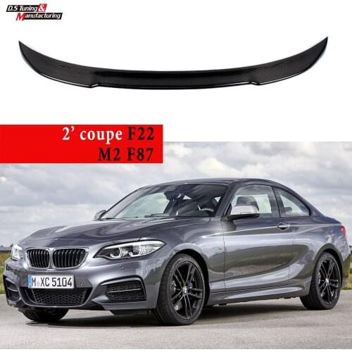 F22 F87 M2 Carbon Fiber Rear Spoiler for BMW 2013 - 2019 2 Series Coupe