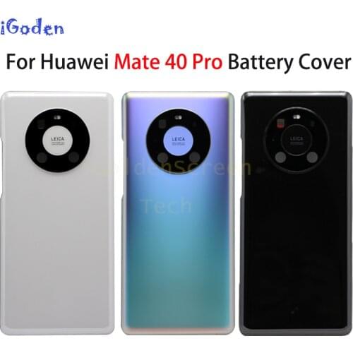 For Huawei Mate 40 Pro Battery Back Cover Rear Door Housing Case Repair Parts Assembly For Huawei Mate40 Pro NOH-NX9 Housing