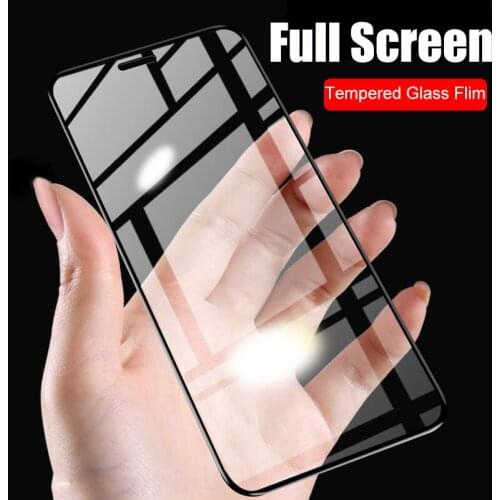 Tempered Glass Protective Film For Xiaomi Mi 8 9 SE A1 A2 Lite Mi8 Mi9 Pocophone F1 Curved Edge Full Cover Screen Protector Case