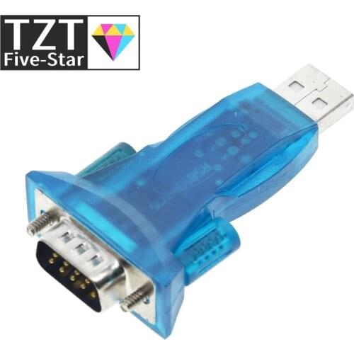 TZT HL-340 USB to RS232 COM Port Serial PDA 9 pin DB9 Adapter support Windows7-64