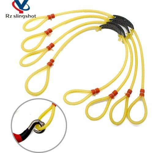 1745/2050/3060 Upgrade High Elasticity Round Rubber Bands for Slingshot Catapult Bow Outdoor Hunting Shooting Game Accessories