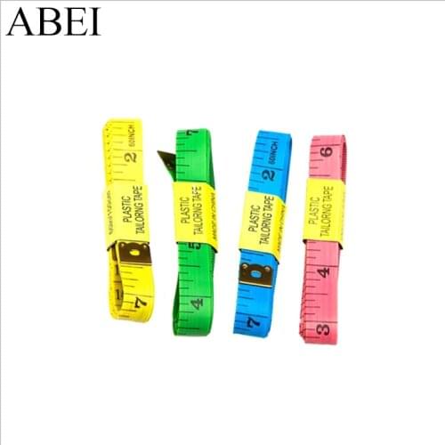 5pcs/lot Random Colors Plastic Soft Ruler Tailor Tools DIY Sewing Patchwork Accessories 150CM