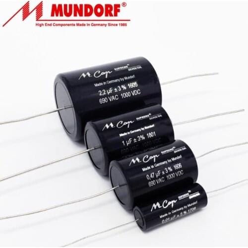 C-020 Orig-inal German MCap Supreme Mondofel silver foil oil immersed capacitor