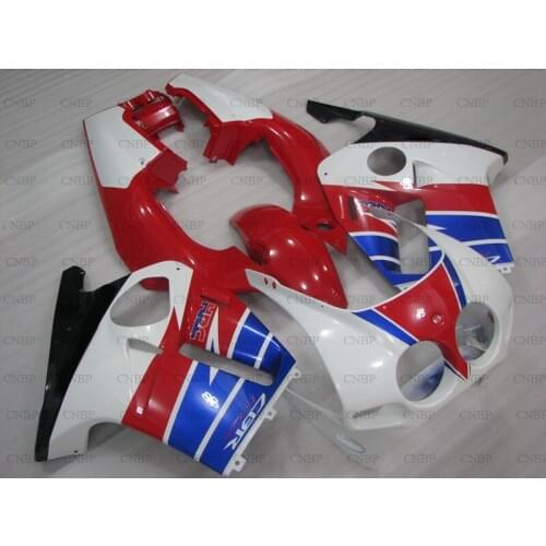 CBR 250 RR 1988 - 1989 MC19 Plastic Fairings CBR250 RR 89 Plastic Fairings CBR 250 RR 89 Red Blue White Abs Fairing