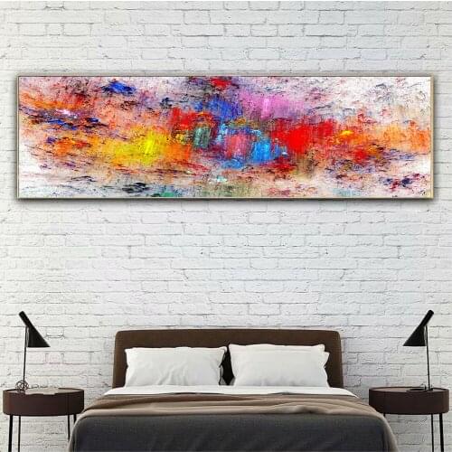 DDWW Wall Art Canvas Print Landscape Painting Abstract Cloud Picture For Living Room Home Decor No Frame