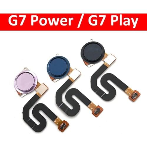 G7 Play Fingerprint Sensor Home Return Key Menu Button Flex Ribbon Cable For Motorola Moto G7 G8 Power / G7 Play Plus