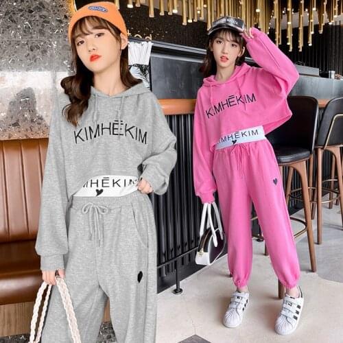 Girls Clothing Set Casual Hoodies+Vest+Pants Three Pieces Suit for Children Autumn Winter Loose Teenage Kids Outfits 6 8 10 12Y