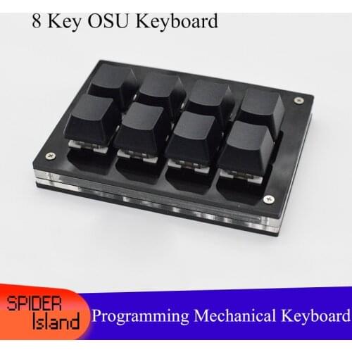8 Keys Mechanical Keyboard With Software OSU! Keyboard For Windows Gaming Keyboard Programming Macro keypad for shortcut PS PR