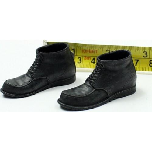Mnotht 1/6 Scale Male Soldier ankle boots Leather Shoes model for 12in Action HOTTOY PHICEN JIAOUL Doll Toy Collection