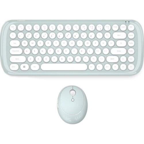 Candy Color Wireless Mini 2.4 G Keyboard and Mouse Set Mechanical Gaming Wireless Usb Keyboards Programmable Mouse