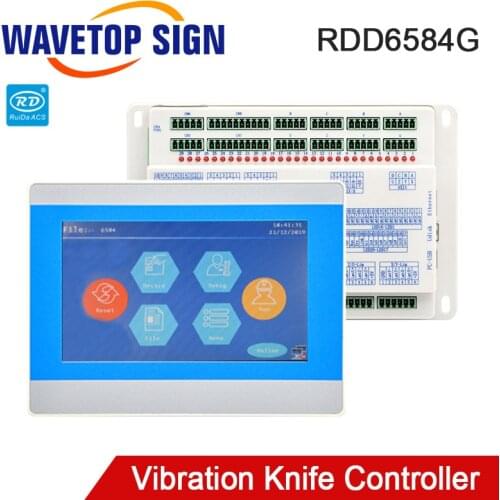Ruida RDD6584G Vibration Knife Cutting Control System with 7 Inch Industrial Touch Screen