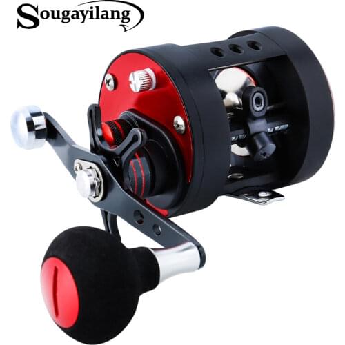 Sougayilang 10+1BB Trolling Fishing Reel Right/Left Hander Fishing Spinning Reel Saltwater Reels Casting Fishing Max Drag 8kg