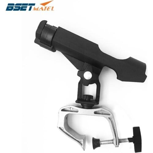 Fishing RodHolders clamp on Adjustable Removable 360 degree Kayak Boat Support Pole stand Bracket