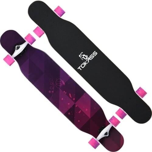 Skate Scooter Teenagers Double-Tilt Long Board Scooter 4 Wheels Hoverboard Skateboard Standing Board Adult Balancing Scooter