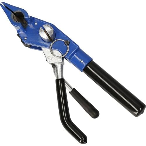 KKmoon Stainless Steel Cable Tie Fasten Tool with Tension Metal Zip Tie Cutter with Comfortable Non-Slip Handle Steel Ties