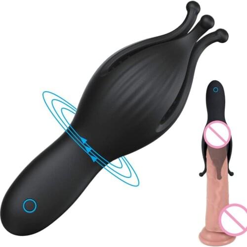 Usb Vibrator Penis Ring Remote Vibrating Cock Ring Long Time Sex Tablets For Men Delay Ejaculation Ring Male Semen Lock Ring