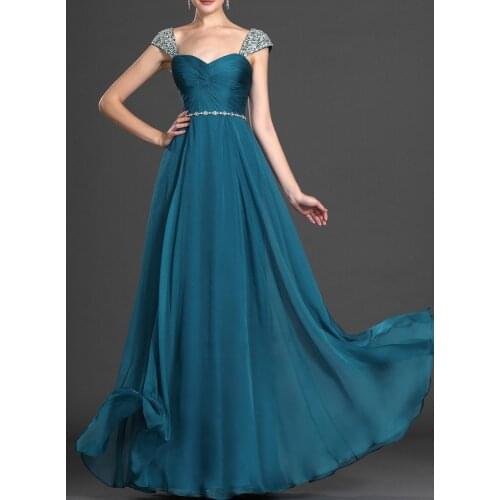 Real Photo A Line Vintage Straps Bridesmaid Dress V Neck Wedding Party Dress