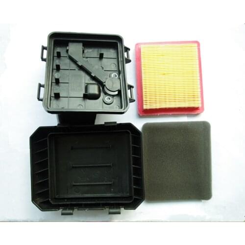 Air filter assembly for Loncin LC1P75 LC1P75FA 1P75 RV225 DV225 engine lawn mower air cleaner complete