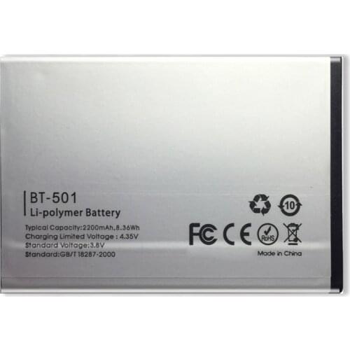 High quality BT-501 battery for LEAGOO Alfa 5 phone Battery 3.8V 2200mAh Battery