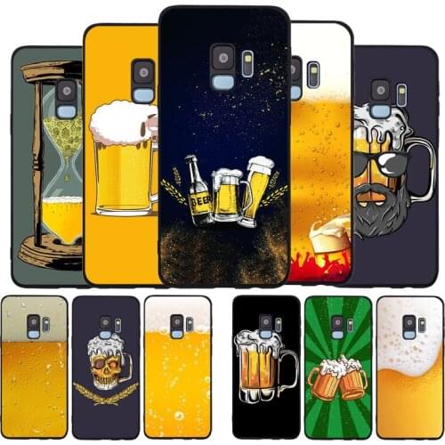 Funny alcohol beers Black TPU Silicone Soft Phone Case For Samsung Galaxy S20 S10 S9 S8 Plus Lite NOTE 10 9 8 S7 EDGE